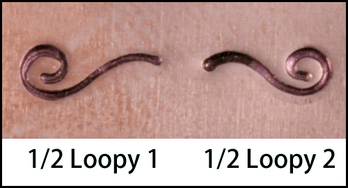 Metal Stamping Tools 1/2 Loopy-1 Metal Design Stamp